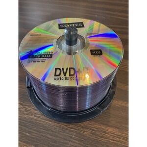 Staples DVD-R Recordable Discs 40+ Pack 4.7‎ GB 120 Min 16x Speed